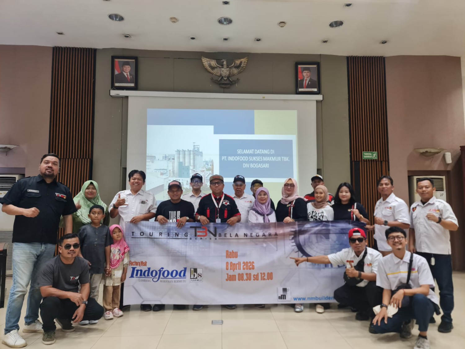 komunitas otomotif, Touring Bela Negara Series, Touring Bela Negara, TBN Series, Pabrik Bogasari, Touring Bela Negara Jalan-jalan Lagi, Mampir ke Pabrik Bogasari Jakarta Utara