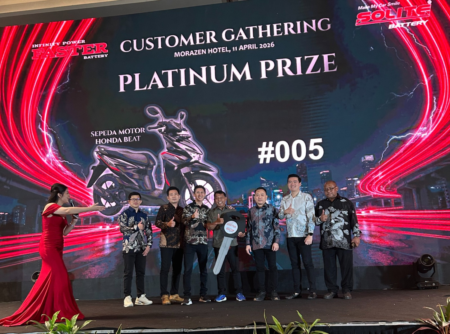 Faster Battery, Solite Battery, PT Star Sparta Indonesia, PT Mitra Kencana Nusantara, Perkuat Jaringan di Jawa Timur, Brand Aki Faster dan Solite Gelar Customer Gathering