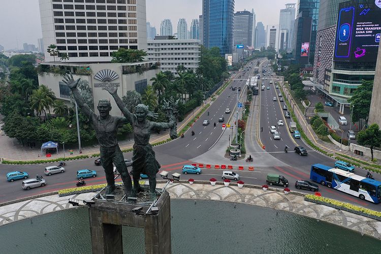 Jakarta, lalu lintas, lalu lintas di jakarta, Dampak Positif WFH di Jakarta, Arus Kendaraan Jadi Lebih Lancar