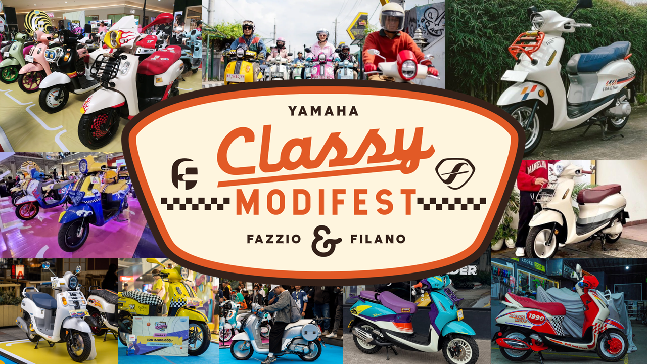 modifikasi yamaha fazzio, classy yamaha, Modifikasi Yamaha Grand Filano, Yamaha Classy Modifest 2026, Yamaha Fazzio Modifest, Fazzio dan Grand Filano Kalcer Kalian Ditunggu, Yamaha Classy Modifest 2026 Sambangi 5 Kota Besar