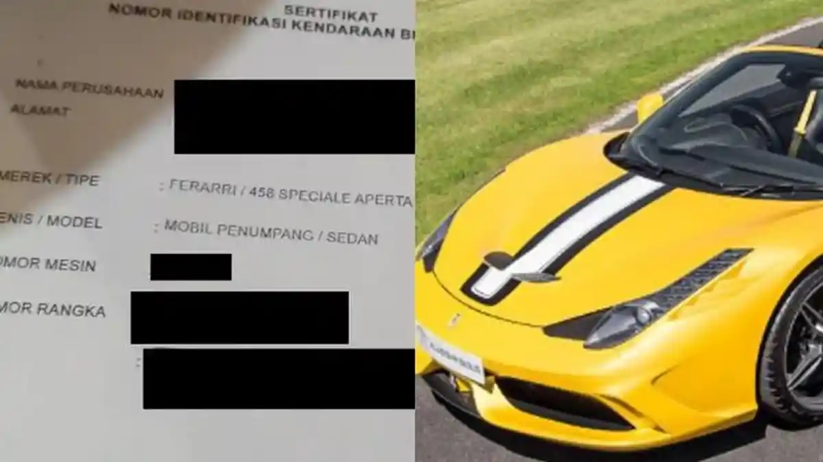 mobil mewah, guru honorer, Ferrari, Ferrari 458 Speciale Aperta, Tak Pernah Beli Tiba-tiba Punya Ferrari 458 Speciale, Guru Honorer Lapor Polisi