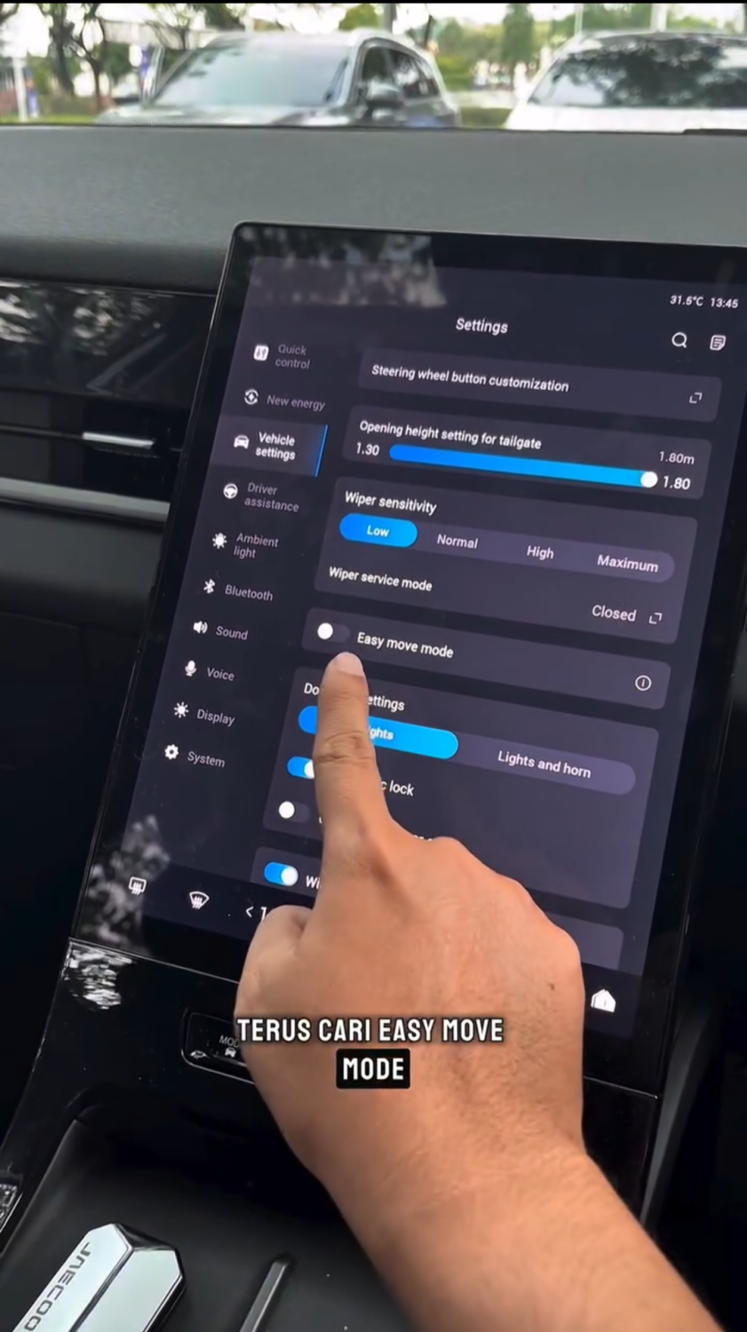 Easy Mode, parkir paralel, Jaecoo, Jaecoo J5, Jaecoo J5 EV Punya Fitur Parkir Paralel, Begini Cara Mengaktifkannya
