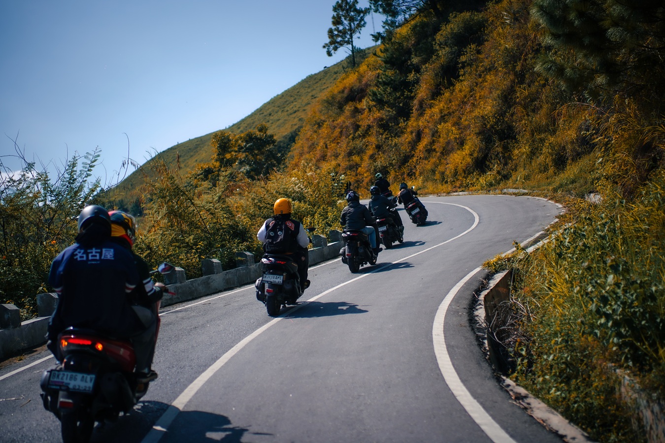 sumatera, yamaha nmax, turing, NMAX Turbo, MAXI Tour Boemi Nusantara, Dipakai Turing Toba-Samosir, Seirit Ini Konsumsi Bensin Yamaha NMAX Turbo