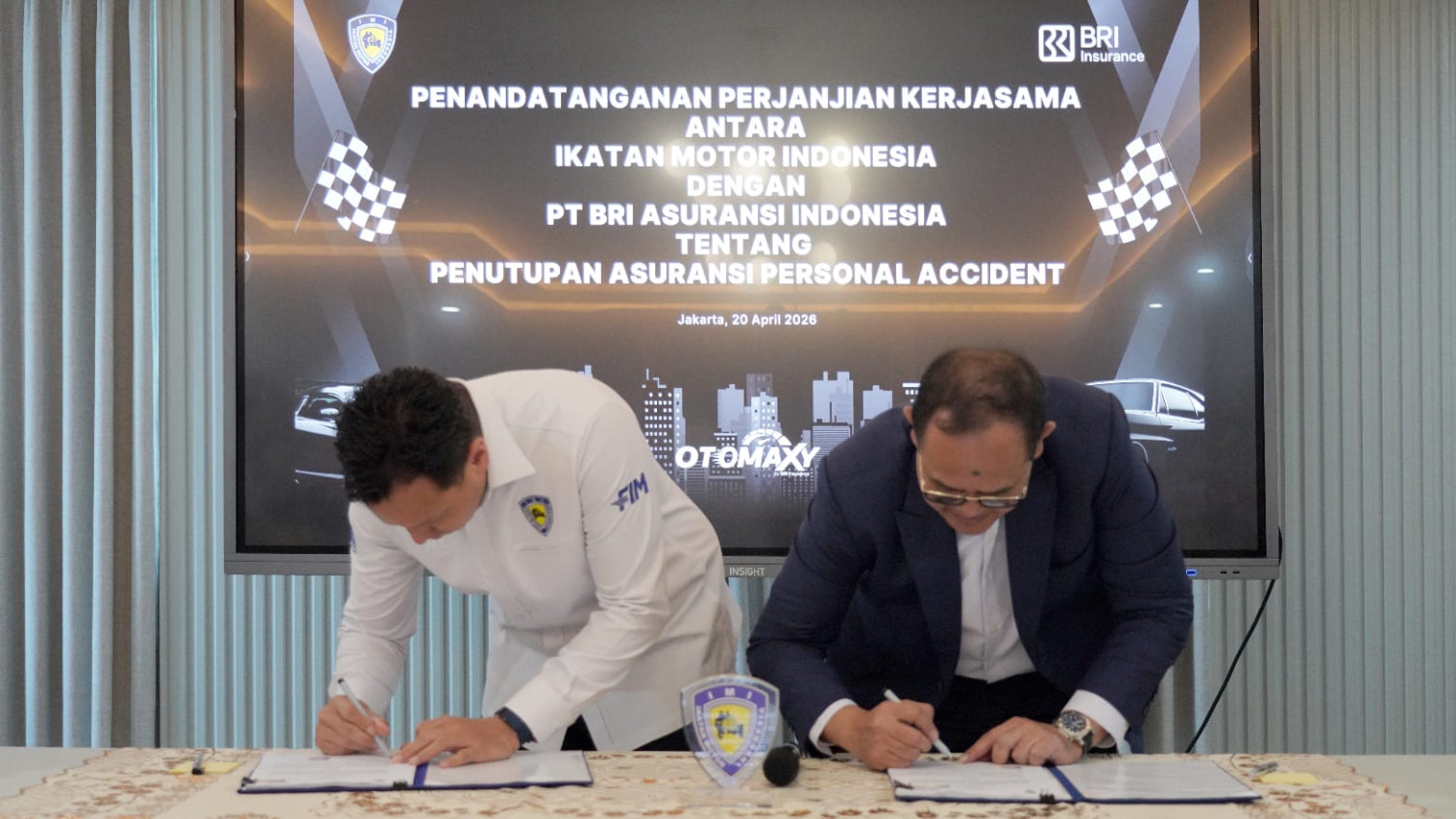 asuransi kendaraan, ikatan motor indonesia (imi), BRI Insurance, BRI Insurance Resmi Gandeng IMI, 30 Ribu Anggota Dapat Asuransi Kecelakaan Diri