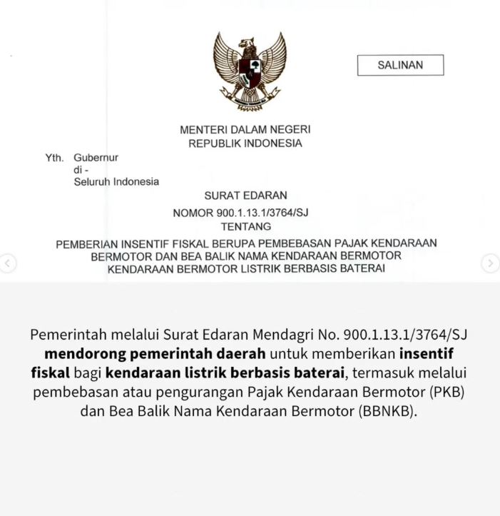 Tito Karnavian, pajak mobil listrik, Pajak Mobil Listrik Dibatalkan, Pembatalan Pajak Mobil Listrik, Pembebasan Pajak Mobil Listrik, Berubah Sekejap, Tito Karnavian Resmi Batalkan Pungutan Pajak Mobil Listrik