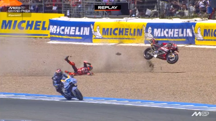 Marc Marquez, motogp jerez, alex marquez, Marco Bezzecchi, hasil MotoGP Spanyol, pemenang motogp, Hasil MotoGP Spanyol 2026, Alex Marquez Menang Marc Tumbang, Rekor Bezzecchi Terhenti