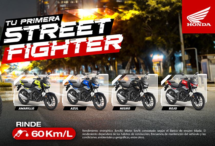 honda, chile, motor baru, streetfighter, Honda cb125 hornet, Honda Luncurkan CB Series Terbaru Bermesin 125 Cc, Iritnya Tembus 60 Km/Liter