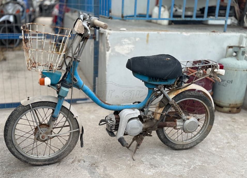 jepang, yamaha, gardan, moped, Yamaha Carrot, Yamaha Punya Moped 2-Tak Unik, Mesin Cuma 50 Cc Berpenggerak Gardan