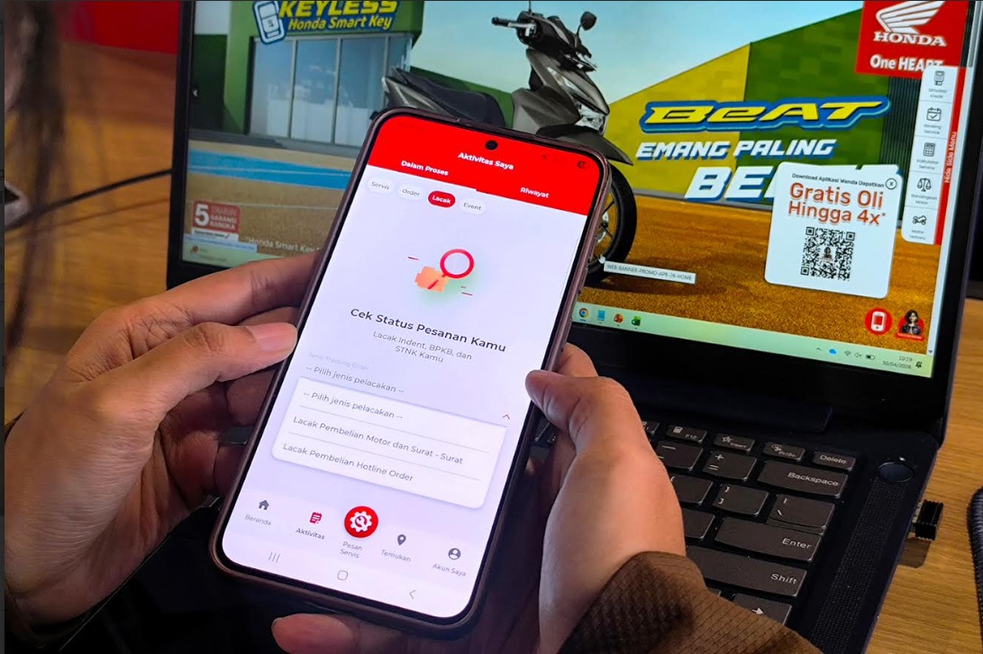 motor honda, motor baru, wahana makmur sejati, Wanda (Wahana Honda), Fitur Tracking Dokumen, Bikin Lega Konsumen Baru Motor Honda