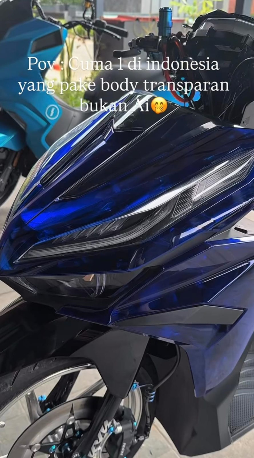 honda, honda vario, body transparan, Yans Sparepart, Minat Pasang Body Transparan di Honda Vario? Siapkan Dana Segini