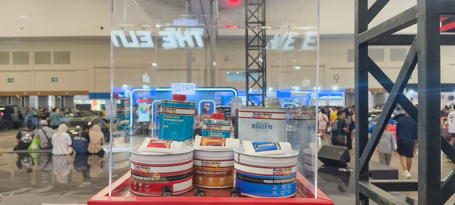 cat mobil, dempul bodi mobil, pernis mobil, Penta Prima Paint & Coatings, Penta Prima, Penta Prima Kenalkan Produk Baru, Bengkel Body Repair Merapat