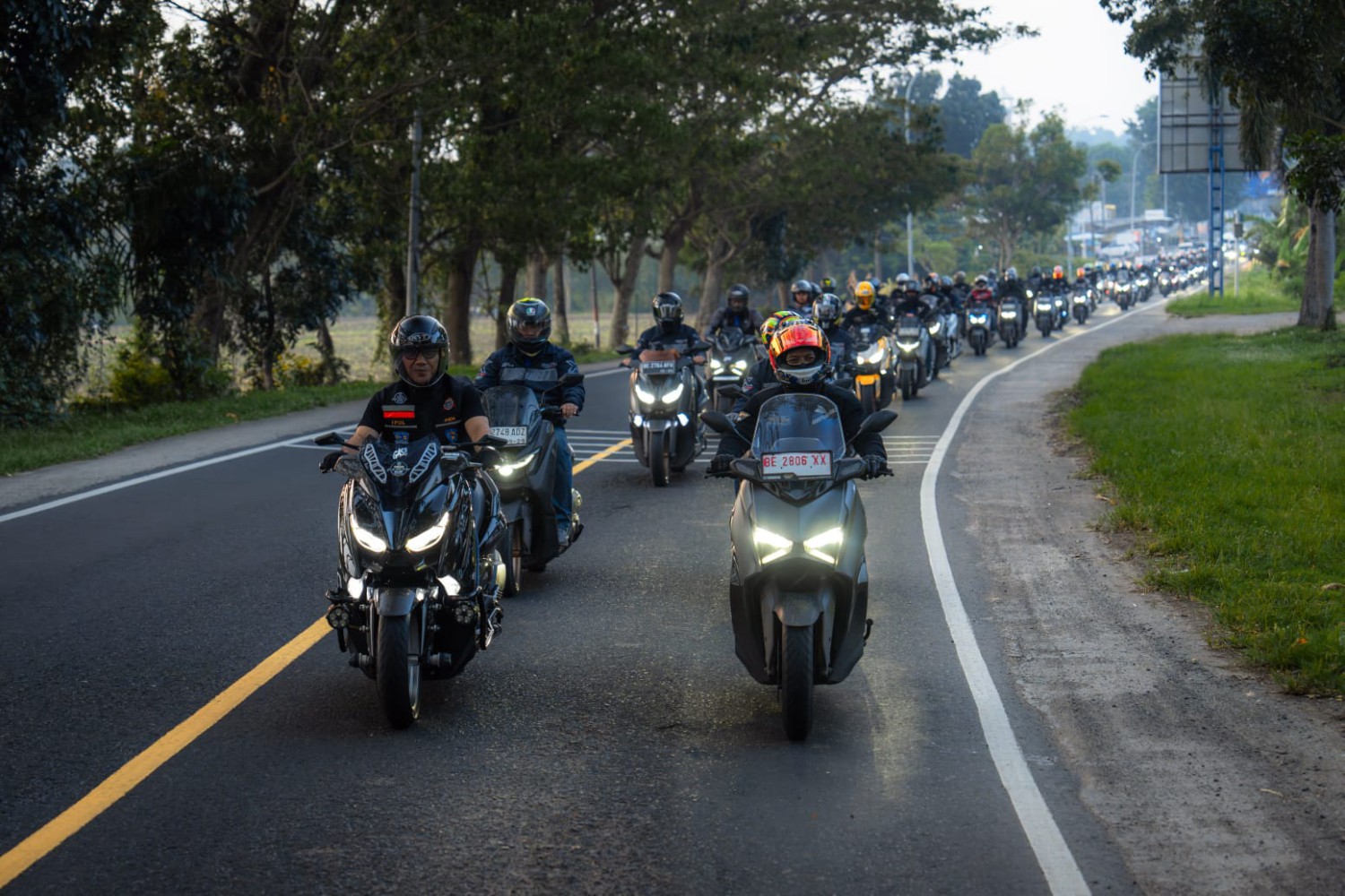PT Yamaha Indonesia Motor Manufacturing (PT YIMM), Journalist Max Community (JMC), Yamalube Turbo Matic, MAXI Tour Boemi Nusantara, Jelajah Surga Lampung, MAXI Tour Boemi Nusantara 2026 Sukses Taklukkan Pintu Gerbang Sumatera