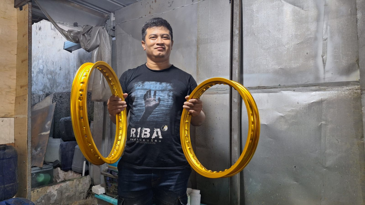 anodize, pelek alumunium, Sagala Herang, Bengkel Anodize, Jadi Tahu, Begini Cara Anodize Sokbreker Hingga Pelek Aluminium Motor