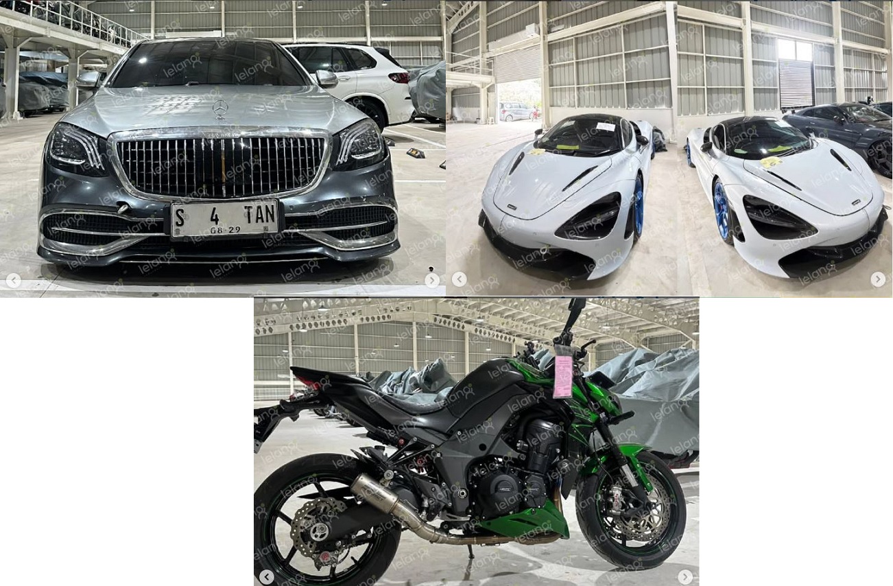 lelang mobil mewah, Lelang Mercedes-Maybach S560, Lelang McLaren 720S, Lelang Kawasaki Z1000, Lelang Mobil DJKN, Pedagang Merapat, Ada Lelang Maybach S560, McLaren 720S Sampai Kawasaki Z1000 Mulai Rp 200 Jutaan