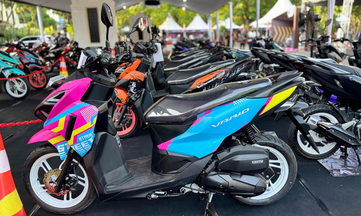 honda vario 125, astra motor yogyakarta, Vario modifikasi, honda vario 125 street, Laki Code, Astra Motor Yogyakarta Hadirkan Deretan Vario Modifikasi Mejeng di Laki Code, Bisa Test Ride Juga