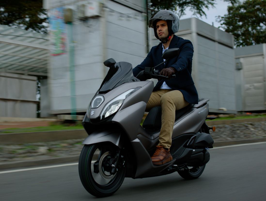 NMAX, suzuki, skutik gambot, Suzuki Burgman 15, Suzuki Munculkan Lawan Baru NMAX dan PCX, Usung Desain Elegan Khas Skutik Eropa