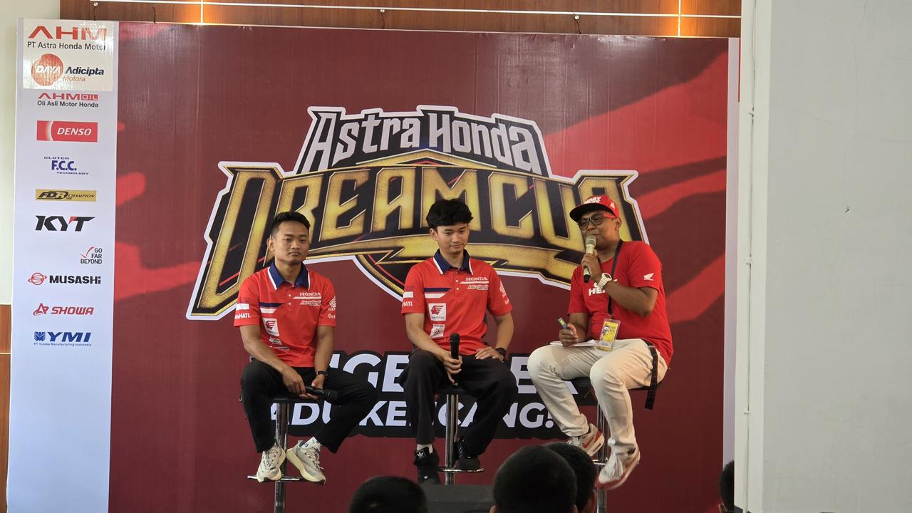 astra honda racing team, pt daya adicipta motora (dam), Rheza Danica Ahren, PT Astra Honda Motor (AHM), Fadillah Arbi Aditama, Astra Honda Dream Cup, ahdc 2026, Astra Honda Dream Cup 2026 Sambangi SMKN 4 Tasik, Pembalap AHRT Berbagi Inspirasi