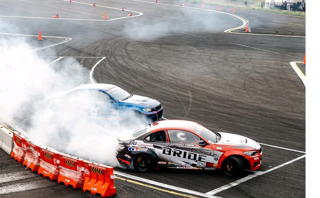 Drifter kembar, Alby Alvaro dan Athariz Fairell, Kejurnas Passion Drift 2026, Bikin Heboh Kejurnas Drift 2026, Duo Kembar 13 Tahun Tampil Brutal
