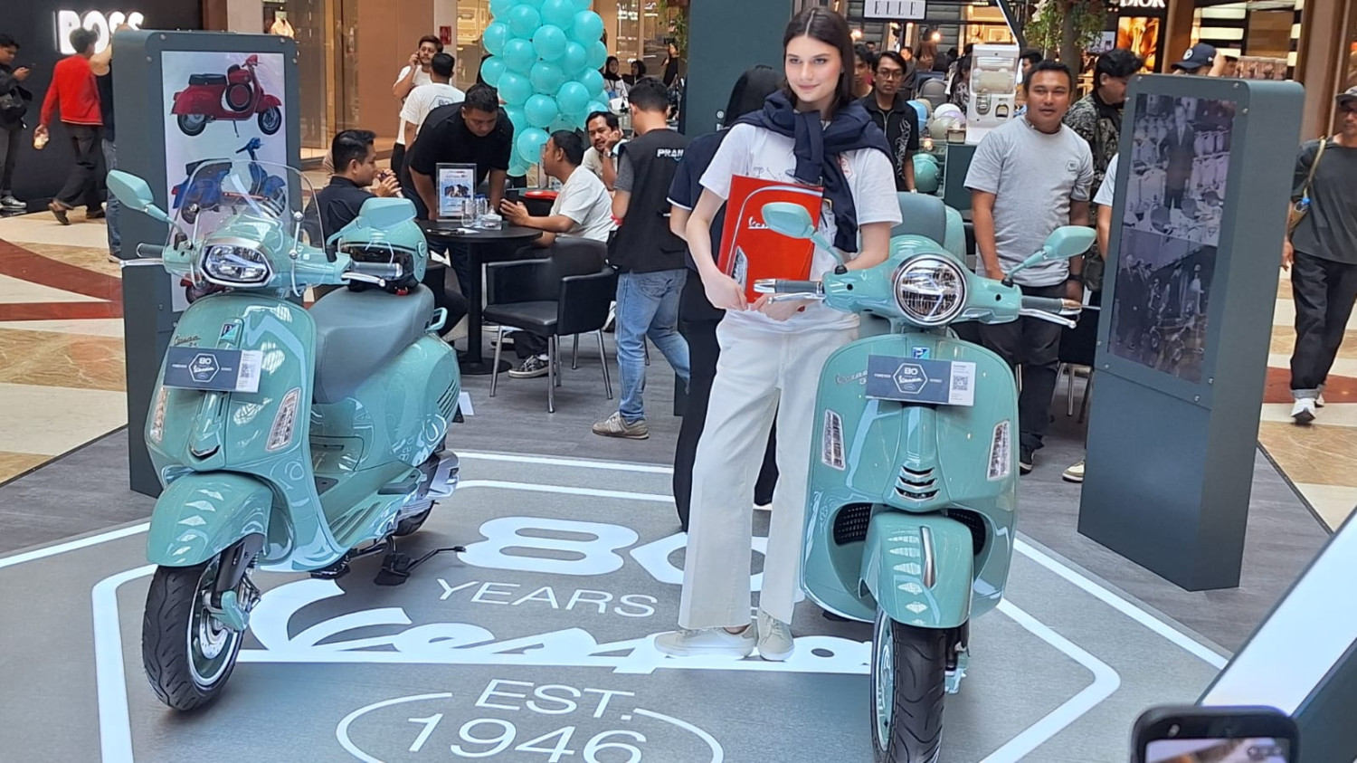 sprint, vespa, primavera, vespa matic, Vespa 80th Anniversary, Khusus Pameran, Beli Vespa Edisi 80th Anniversary Dapat Banyak Bonus
