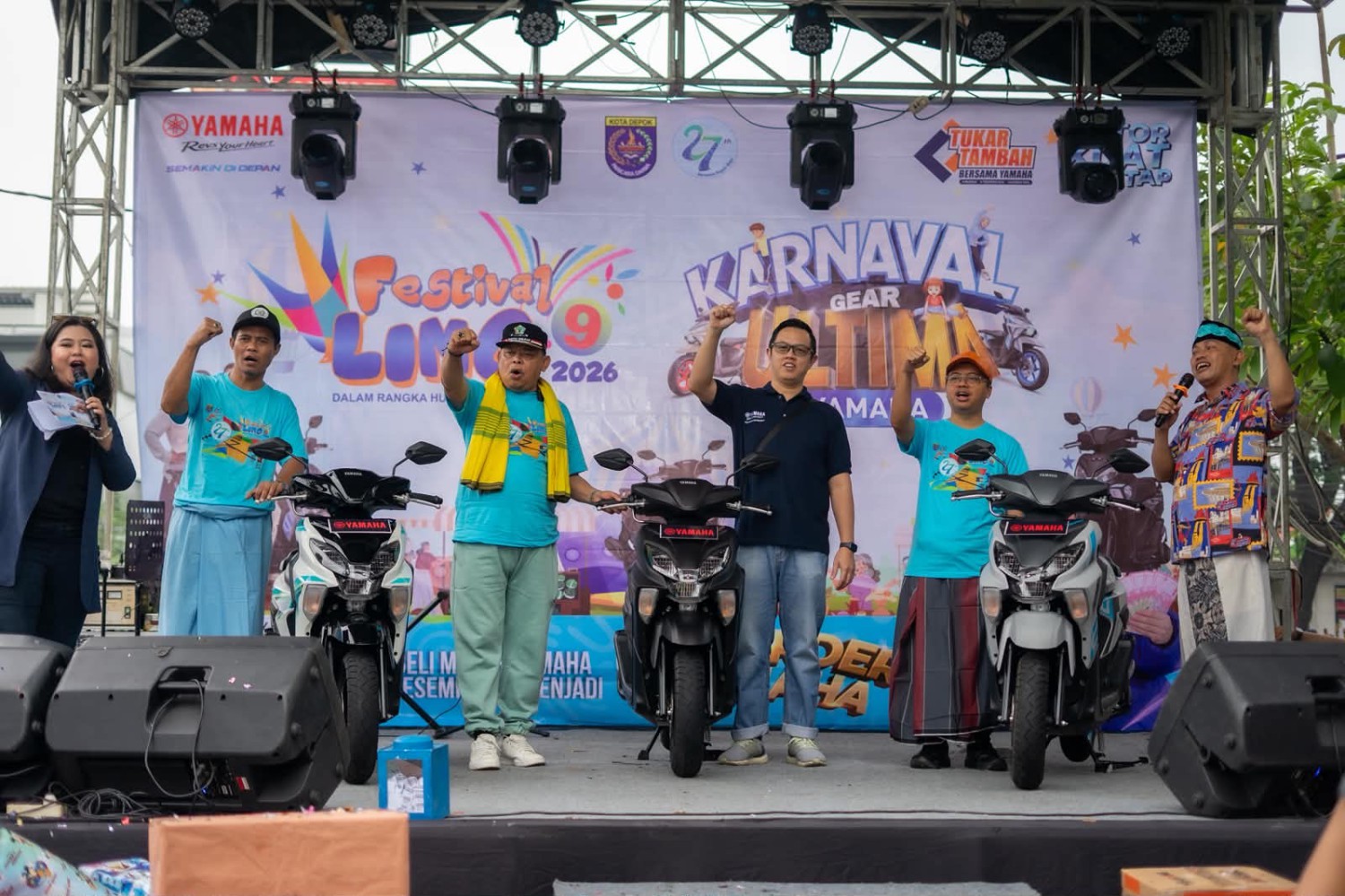 karnaval, gear, Yamaha Gear, Gear ultima, Yamaha GEAR ULTIMA, Makin Meriah! Karnaval GEAR ULTIMA Sambangi 26 Kota di Indonesia