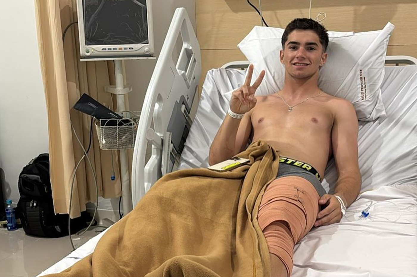 insiden, Moto3, David Munoz, Veda Ega Pratama, Moto3 Hungaria 2026, Update Kondisi David Munoz yang Terlindas Dua Pembalap di Moto3 Hungaria