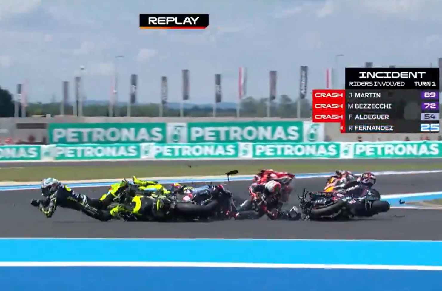 MotoGP, jorge martin, aprilia racing, motogp hungaria, 4 Pembalap Jadi Korban, Bos Aprilia Soroti Blunder Martin di MotoGP Hungaria