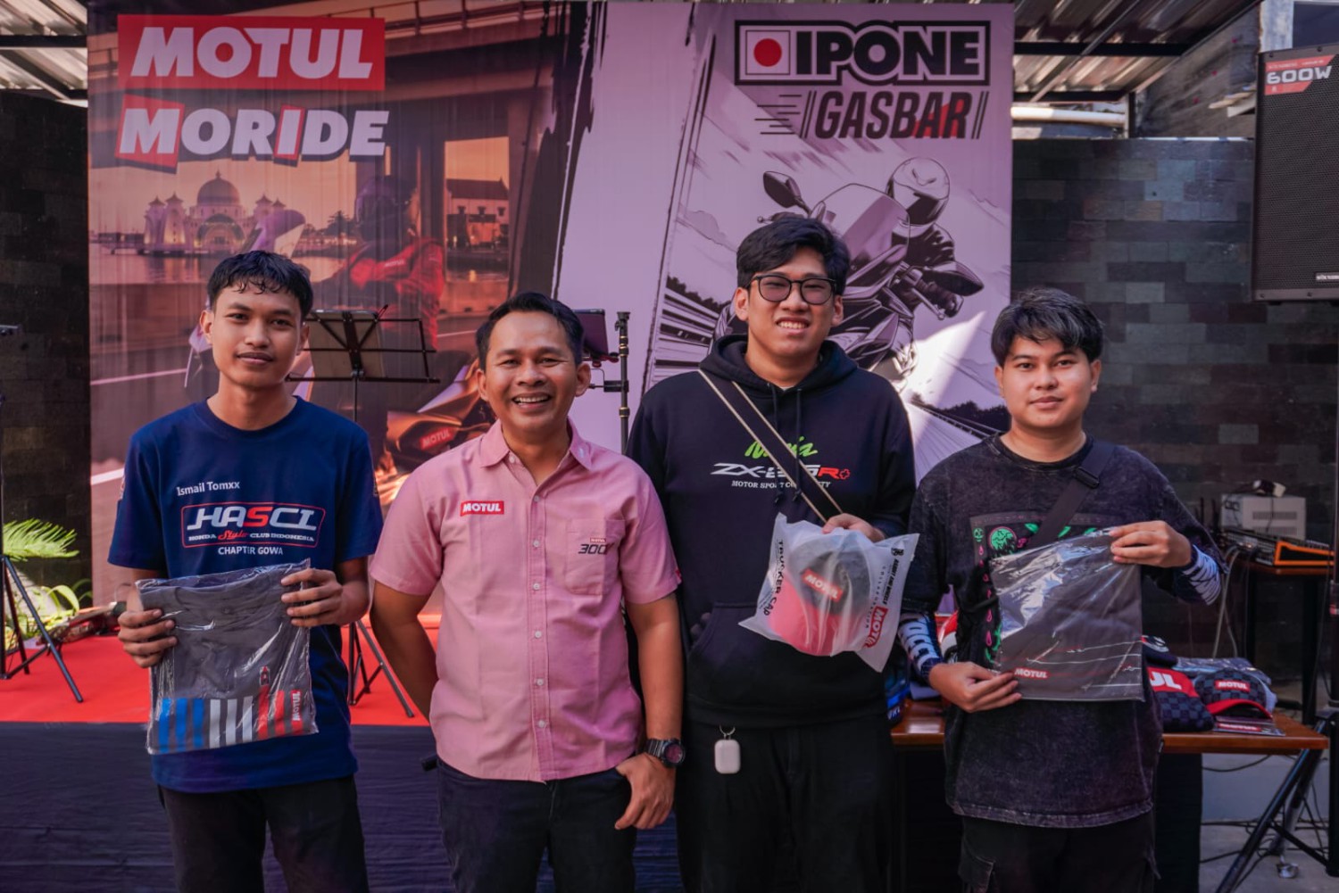 oli motul, Motul Indonesia, oli IPONE, IPONE Indonesia, Moride Makassar 2026, Bukan Sekadar Morning Ride, Motul dan IPONE Manjakan Komunitas Makassar Lewat Edukasi Mesin