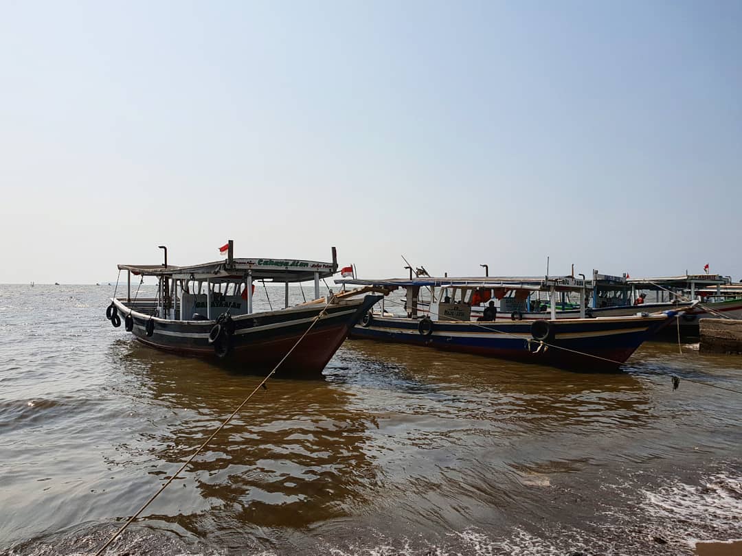 1. Pantai Tanjung Pasir, 2. Tanjung Pasir Resort, 3. Taman Penangkaran Buaya, 4. Pulau Untung Jawa