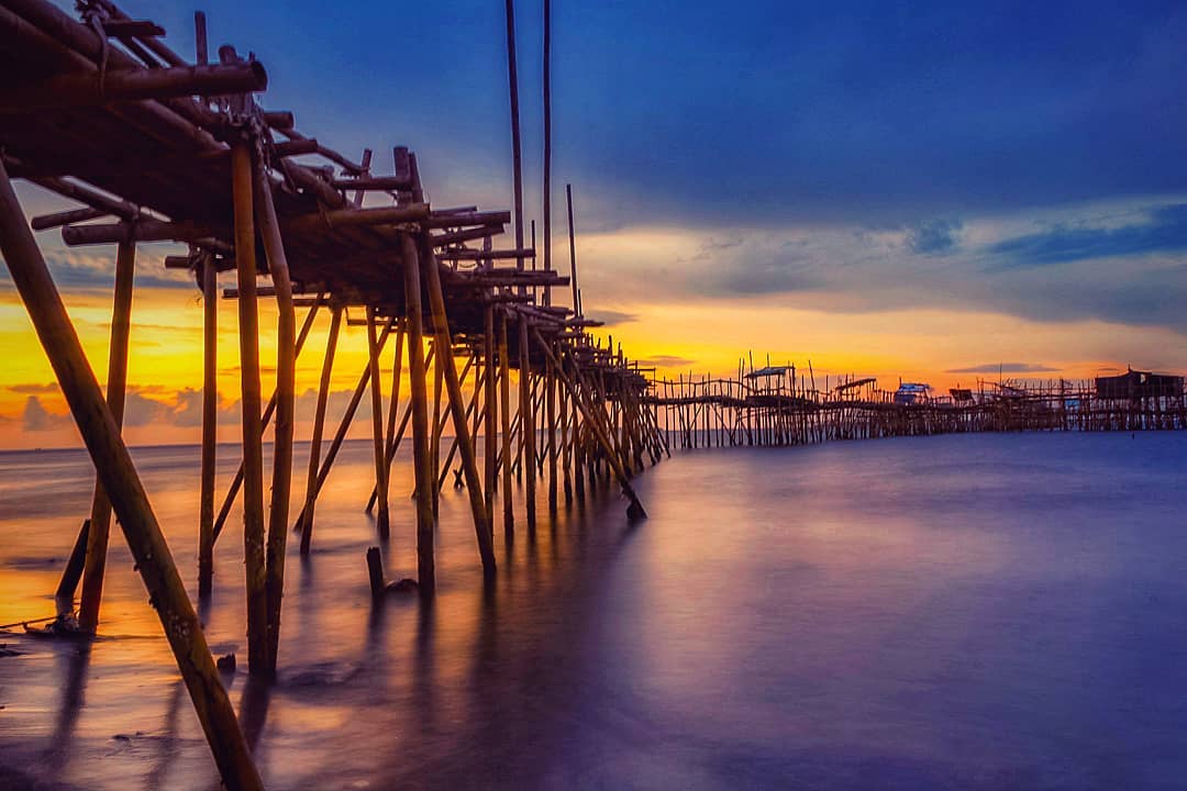 1. Pantai Tanjung Pasir, 2. Tanjung Pasir Resort, 3. Taman Penangkaran Buaya, 4. Pulau Untung Jawa