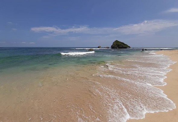 Harga Tiket Masuk, Liburan di Jogja, Keindahan Pantai , Garis Pantai Pendek, Rute Menuju Pantai , Perahu Nelayan