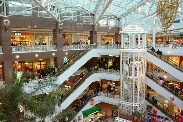 1. Lippo Plaza, 2. Hypermart Lippo, 3. Transmart Carrefour, 4. Flobamora Mall, 5. Ramayana Department Store, 6. Matahari Mall, 7. Kupang City Center