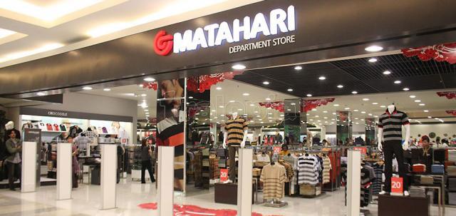 1. Sunrise Mall, 2. Gama Swalayan, 3. Patih Keraton Mojopahit, 4. Swalayan Super Indo, 5. Metro Fashion, 6. Papaya Swalayan, 7. Carrefour