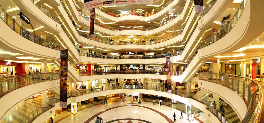 1. Galaxy Mall, 2. Grand City Mall, 3. Surabaya Town Square, 4. Ciputra World Mall, 5. Tunjungan Plaza, 6. Royal Plaza, 7. Supermall Pakuwon Indah, 8. Marvell City, 9. World Trade Center, 10. CITO Mall