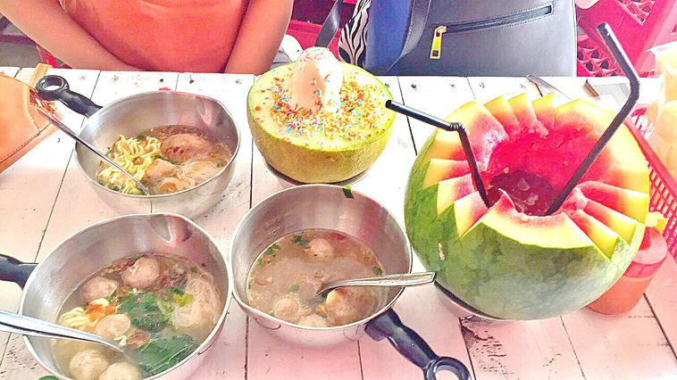 1. Bakso Gulung Bragi, 2. Bakso PMI, 3. Bakso Tulang Rusuk, 4. Kang Bakso, 5. Bakso Beranak (Big Bakso Family), 6. Bakso Kikil Pak Jaka, 7. Bakso Malang Karnot, 8. Bakso Setan Mas Bejo