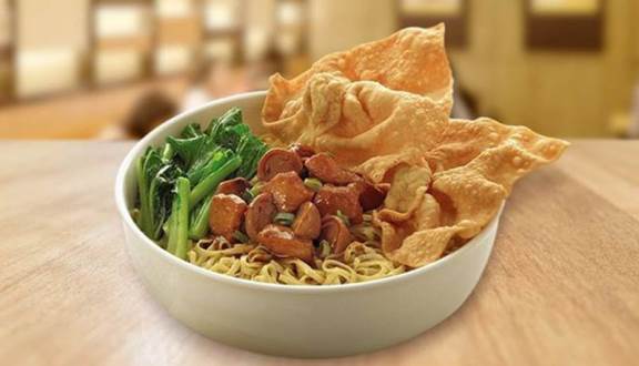 1. Resto Mie Ayam Berkat, 2. Yamien 88 Cijantung, 3. Mie Ayam Fajar, 4. Bakmie Arcadia, 5. Bakmi GM, 6. Bakmi Roxy, 7. Bakmi Bangka 33