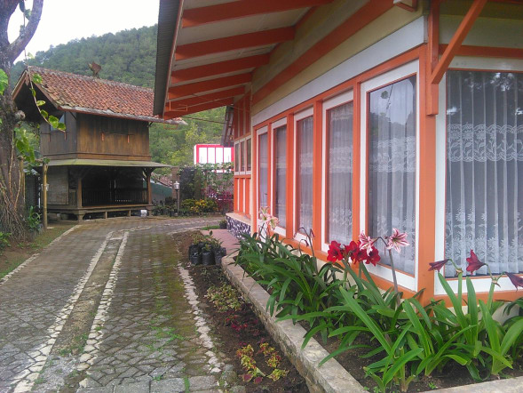 1. Tjemara Dua, 2. Villa Parikesit, 3. Villa Cabean, 4. Villa Muria