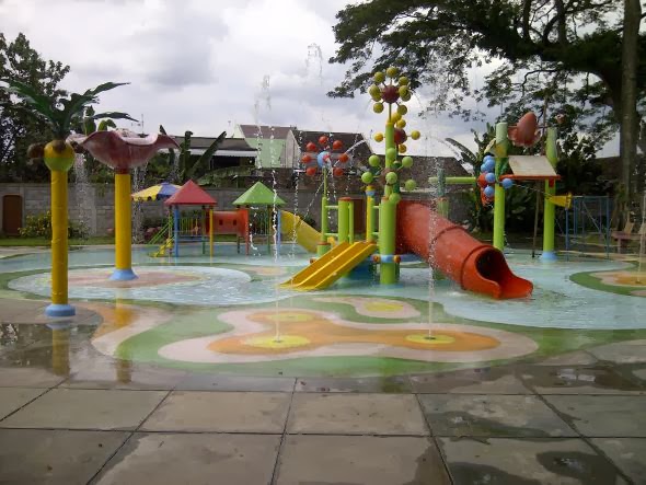 1. Tirtoyoso, 2. Kediri Waterpark, 3. Surya Taman Wisata, 4. Pagora