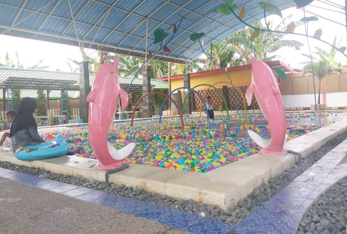 1. Tirtoyoso, 2. Kediri Waterpark, 3. Surya Taman Wisata, 4. Pagora