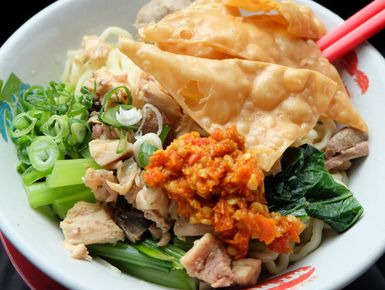 1. Mie Ayam Blo’on, 2. Bakmi Berdikari, 3. Mie Ayam Bangka Asan, 4. Yamin 88 Cijantung, 5. Mie Ayam Gondangdia, 6. Mie Ayam Yunus, 7. Bakmi Baji Pamai, 8. Bakmi Jhon Sampit Melawai, 9. Bakmi Tasik, 10. Mie Ayam Alip
