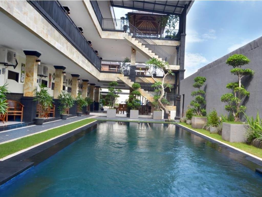 1. Sandat Hotel Legian, 2. Berry Biz Hotel, 3. Kiki Residen Bali, 4. The Grey Boutique Inn, 5. Sayang Beach Lodging, 6. POP Hotel Legian Dewi Sri, 7. Vilarisi Hotel, 8. Restu Bali Hotel, 9. Amaris Hotel Dewi Sri, 10. Palloma Hotel Kuta, 11. Duo Legian Hotel, 12. Cassa Dasa Legian, 13. Airy Legian Sriwijaya Kuta, 14. The Spot Legian, 15. Neo Kuta Jelantik