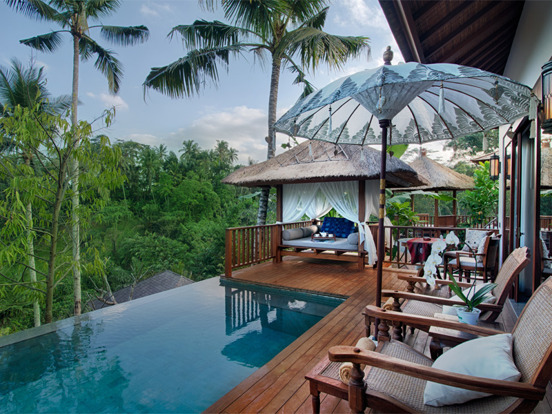 1. Amora Ubud, 2. Adiwarna Arya, 3. Mandana Ubud, 4. Ulun Ubud, 5. Natya Ubud, 6. Pajar Ubud, 7. Kupu Kupu Barong, 8. Bije Suites, 9. Temuku Villas, 10. Komaneka at Tanggayuda, 11. Dwaraka the Royal, 12. The Payogan, 13. Jati Cottage, 14. Kamandalu Ubud, 15. Villa Kayu Lama