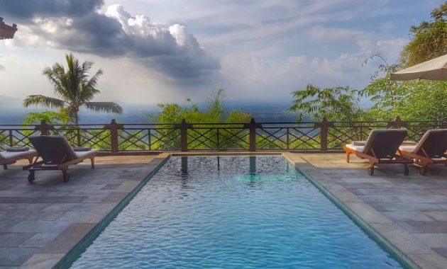 1. Plataran Borobudur, 2. Amanjiwo Resort, 3. Sevilla Resort, 4. Villa Borobudur Resort, 5. Villa Grand Artos