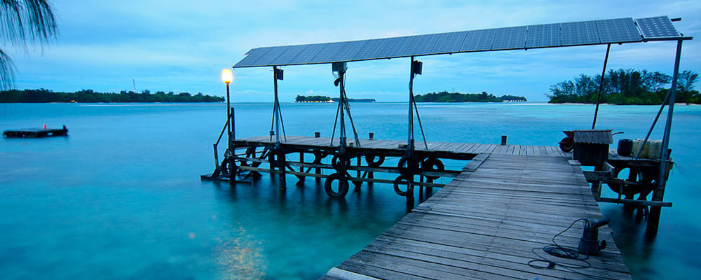 1. Seribu Resort, 2. H Island, 3. Pulau Bidadari Resort, 4. Pulau Putri Resort, 5. Pelangi Resort, 6. Pulau Royal Resort, 7. Ayer Island Resort, 8. Sepa Island Resort, 9. Seribu Island Resort, 10. Ody Dive Resort Pramuka Island