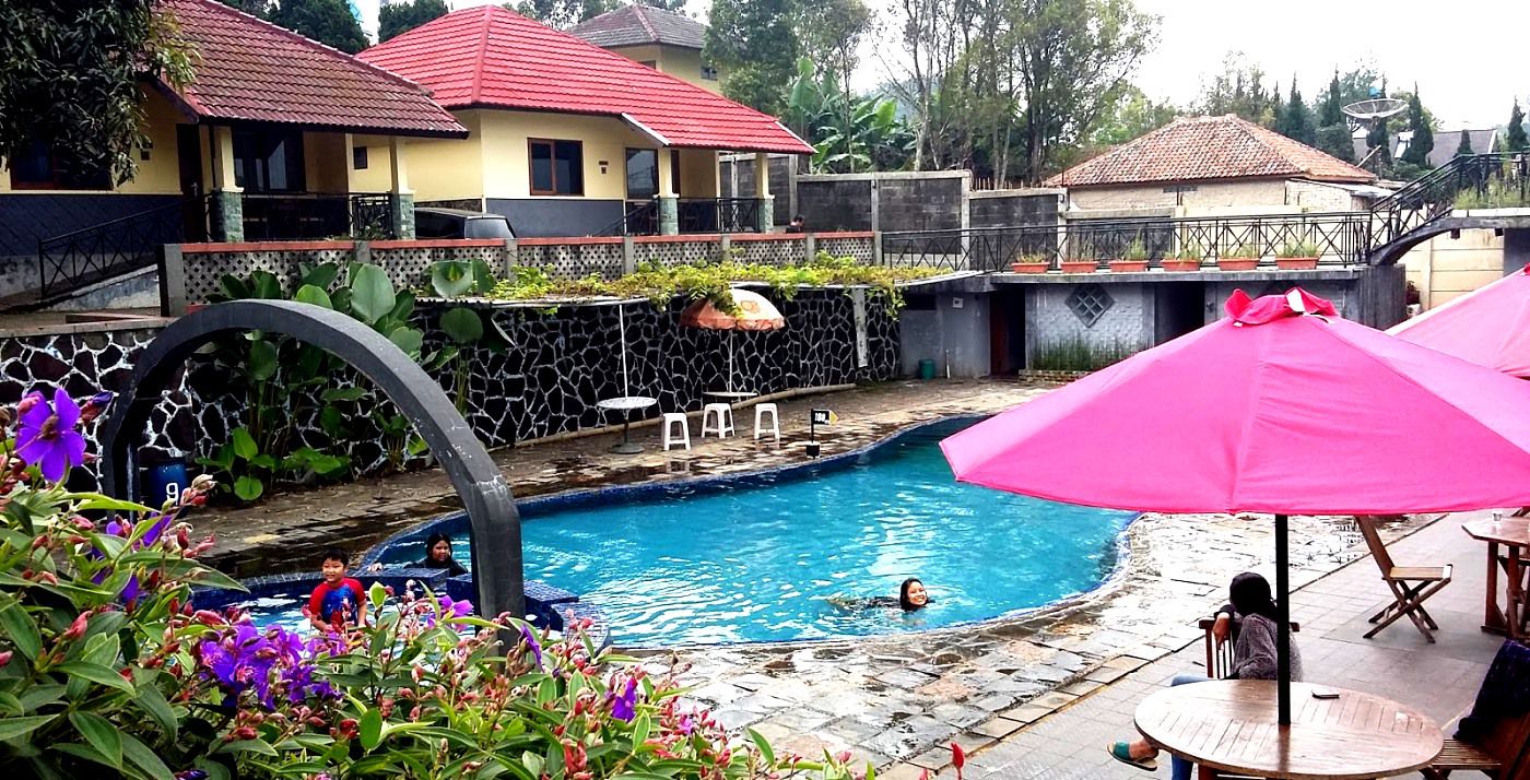 1. Sari Ater Hotel, 2. Lembah Sarimas Resort Hotel Ciater, 3. Ciater Spa Resort, 4. Tea Garden Resort, 5. Marbella Twin Waterfall Resort Ciater, 6. Villa ChavaMinerva Dima – Ciater Highland Resort, 7. Pesona Ciater, 8. Villa De Nata, 9. Villa Albadar, 10. Villa Marindu and Glamping, 11. Villa Lembah Hijau Ciater, 12. Puspa Sari Hotel, 13. Villa Montana, 14. Villa Montero, 15. Villa Barokah 1