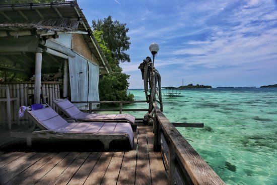 1. Seribu Resort, 2. H Island, 3. Pulau Bidadari Resort, 4. Pulau Putri Resort, 5. Pelangi Resort, 6. Pulau Royal Resort, 7. Ayer Island Resort, 8. Sepa Island Resort, 9. Seribu Island Resort, 10. Ody Dive Resort Pramuka Island
