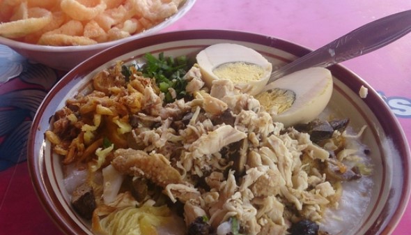 1. Bubur Gibbas, 2. Bubur H. Amid, 3. Bubur Pak Imon, 4. Bubur Pak Zaenal, 5. Mang H. Oyo Pusat, 6. Bubur Ayam Yuyu, 7. Bubur Ayam PMI, 8. Bubur Lampur Merah, 9. Bubur Palaguna, 10. Bubur Handayani