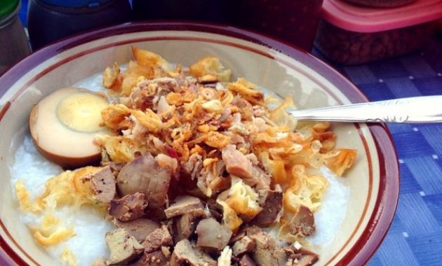 1. Bubur Gibbas, 2. Bubur H. Amid, 3. Bubur Pak Imon, 4. Bubur Pak Zaenal, 5. Mang H. Oyo Pusat, 6. Bubur Ayam Yuyu, 7. Bubur Ayam PMI, 8. Bubur Lampur Merah, 9. Bubur Palaguna, 10. Bubur Handayani