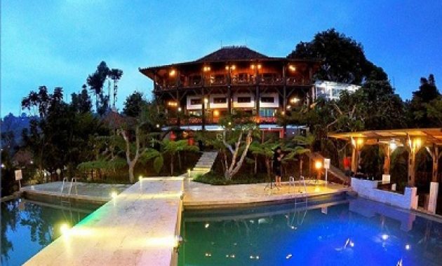1. The Green Forest, 2. Mercure Bandung, 3. Kastuba, 4. Dulang Resort, 5. Bukit Cikahuripan, 6. Sangria, 7. The Valley, 8. Sapu Lidi, 9. Villa Air Natural, 10. Cikole Jayagiri, 11. Argapuri, 12. Tea Garden, 13. Ciater Highland, 14. Shinta Corner Ranch, 15. Trizara