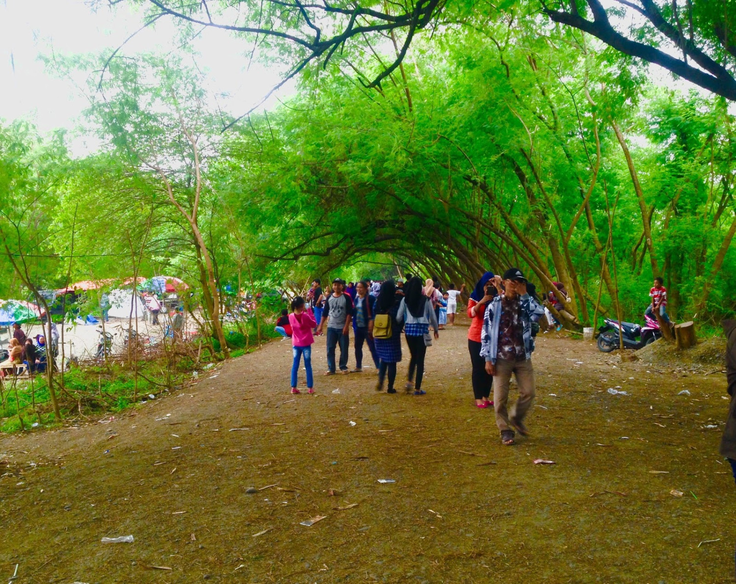 1. Alun-Alun Karawang, 2. Situ Cipule, 3. Bendungan Walahar, 4. Pohon Miring Kosambi, 5. Lapangan Karangpawitan, 6. Wisata Selfi Hutan Kertas, 7. Danau Kalimati
