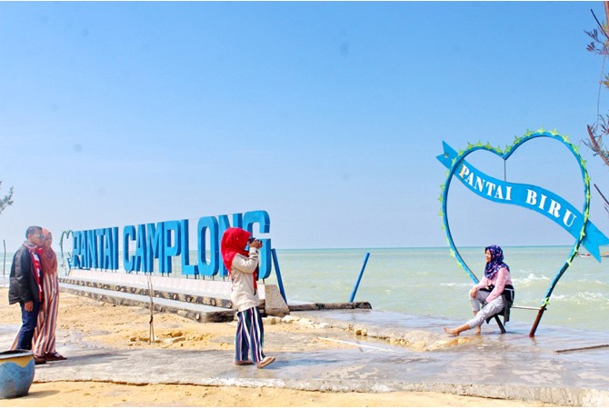 1. Rongkang, 2. Siring Kemuning, 3. Mercusuar Sambilangan, 4. Batu Malang, 5. Lombang, 6. Jodoh Beach, 8. Maneron, 9. Pantai Biru Camplong, 10. Gebang